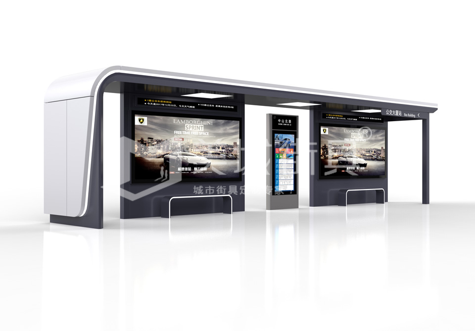 電子公交站亭定制 電子公交站亭定制